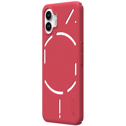 For Nothing Phone 2 NILLKIN Frosted Shield Phone Protective Case(Red) - More Brand by NILLKIN | Online Shopping UK | buy2fix