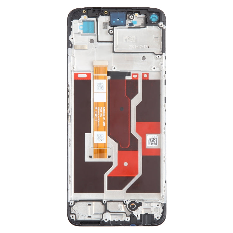 For OPPO A76 4G OEM LCD Screen Digitizer Full Assembly with Frame - LCD Screen by buy2fix | Online Shopping UK | buy2fix