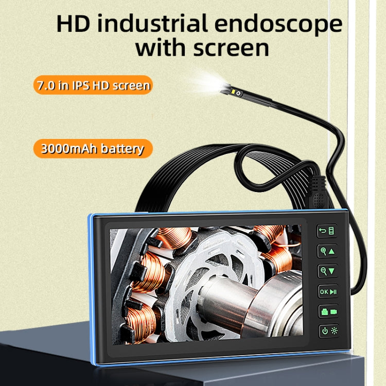 T23 7.9mm Dual Lenses 7 inch Screen Industrial Endoscope, Spec:2m Tube -  by buy2fix | Online Shopping UK | buy2fix