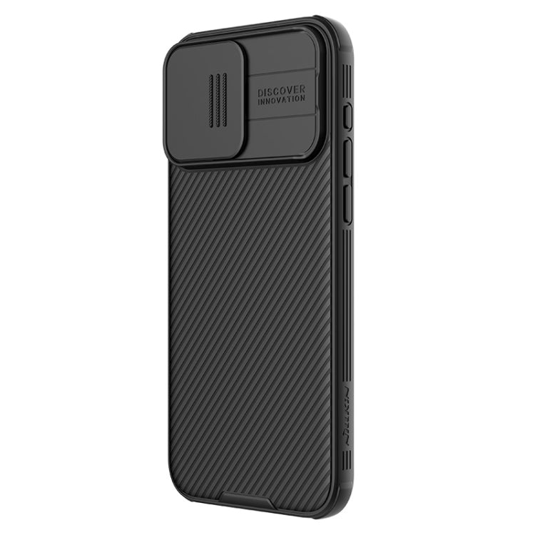 For iPhone 15 Pro NILLKIN CamShield Pro PC Phone Case(Black) - iPhone 15 Pro Cases by NILLKIN | Online Shopping UK | buy2fix