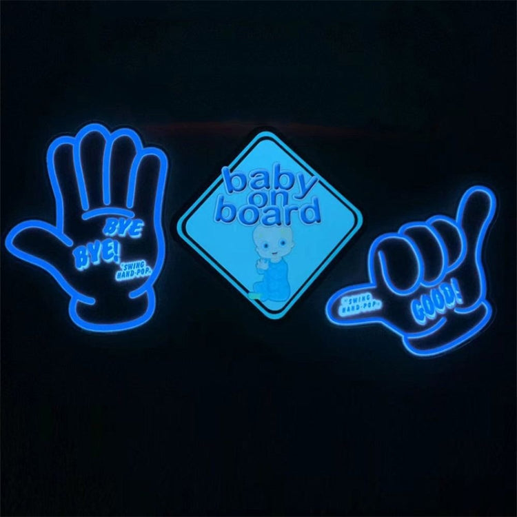 EL Luminous Car Stickers Cold Light Car Stickers Car Luminous Pattern Decoration(Driver Safe) - Decorative Sticker by buy2fix | Online Shopping UK | buy2fix