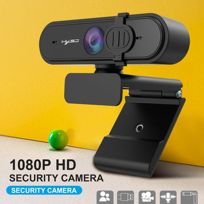 HXSJ S6 HD 1080P 95 Degree Wide-angle High-definition Computer Camera with Microphone(Black) - HD Camera by HXSJ | Online Shopping UK | buy2fix