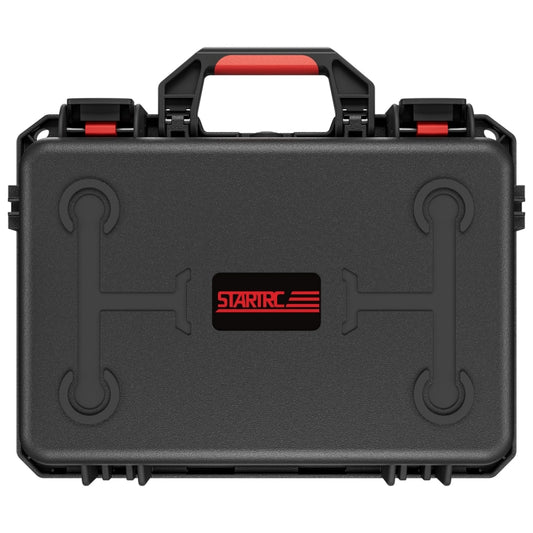 For DJI Mini 4 Pro STARTRC Drone Kit Waterproof ABS Suitcase Storage Box(Black Red) - Backpacks & Bags by STARTRC | Online Shopping UK | buy2fix