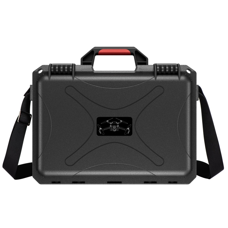 For DJI Mini 4 Pro STARTRC Drone Kit Waterproof ABS Suitcase Storage Box(Black Red) - Backpacks & Bags by STARTRC | Online Shopping UK | buy2fix