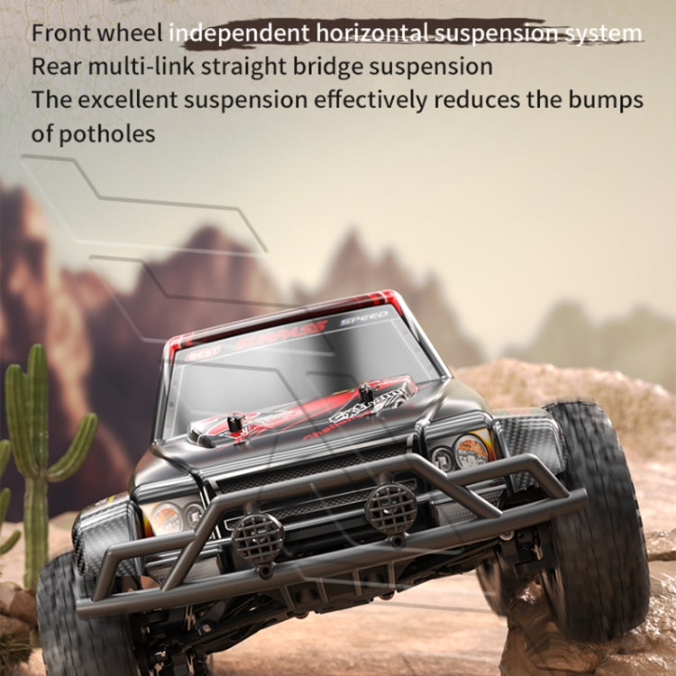 JJR/C Q39B 2.4G Four-wheel Drive High-speed Climbing Carbon Brush Motor RC Jeep(Red) - RC Cars by JJR/C | Online Shopping UK | buy2fix