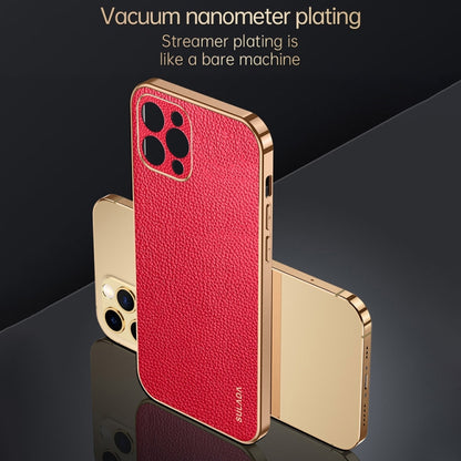 For iPhone 15 Pro Max SULADA TPU + Litchi Texture Leather Phone Case(Red) - iPhone 15 Pro Max Cases by SULADA | Online Shopping UK | buy2fix