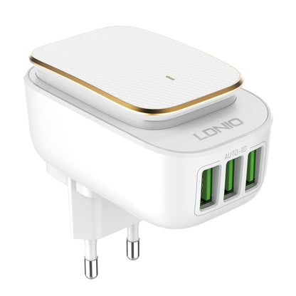 LDNIO A3305 3.4A 3 USB Interfaces Travel Charger Mobile Phone Charger, Support Touch LED Night Light, with Type-C / USB-C Data  Cable, EU Plug - USB Charger by LDNIO | Online Shopping UK | buy2fix