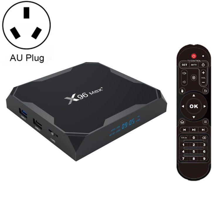 X96 max+ 4K Smart TV Box, Android 9.0, Amlogic S905X3 Quad-Core Cortex-A55,4GB+32GB, Support LAN, AV, 2.4G/5G WiFi, USBx2,TF Card, AU Plug - Consumer Electronics by Beelink | Online Shopping UK | buy2fix