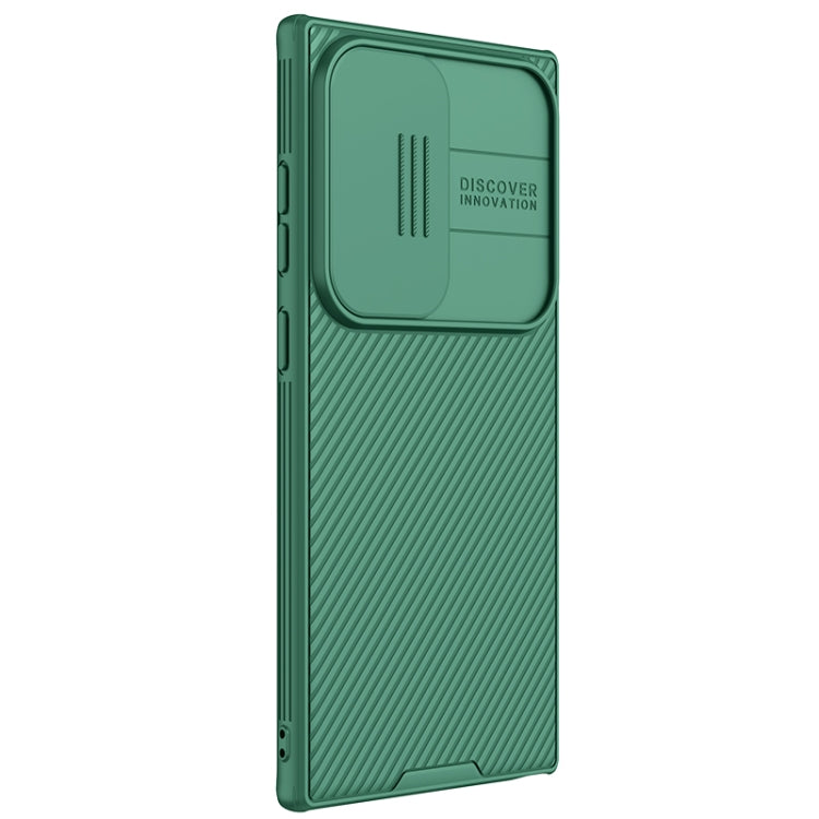 For Samsung Galaxy S24 Ultra 5G NILLKIN Black Mirror Pro Series Camshield PC Phone Case(Green) - Galaxy S24 Ultra 5G Cases by NILLKIN | Online Shopping UK | buy2fix