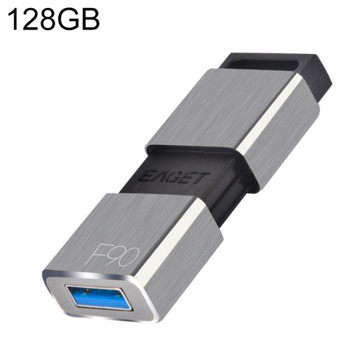 EAGET F90 128G USB 3.0 Interface Metal Flash U Disk - USB Flash Drives by EAGET | Online Shopping UK | buy2fix