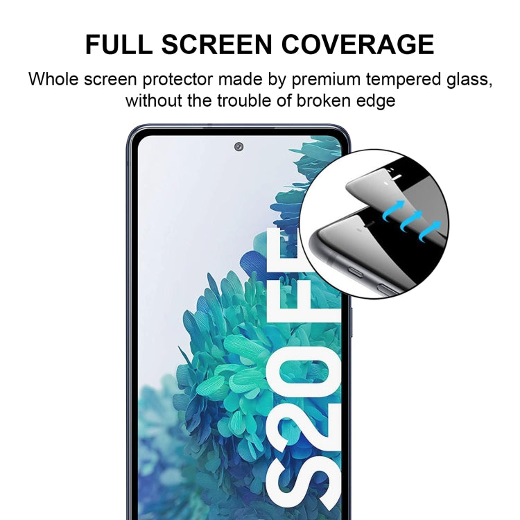For Samsung Galaxy S20 FE / S20 FE 5G / S20 FE 2022 Full Glue Full Screen Tempered Glass Film - Samsung Accessories by buy2fix | Online Shopping UK | buy2fix