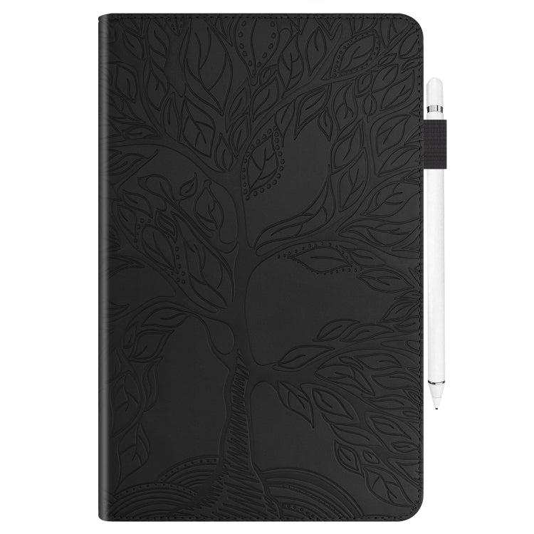 For Huawei MatePad 10.4 inch Life Tree Series Horizontal Flip Leather Case with Holder & Card Slots & Pen Slot(Black) - Mobile Accessories by buy2fix | Online Shopping UK | buy2fix