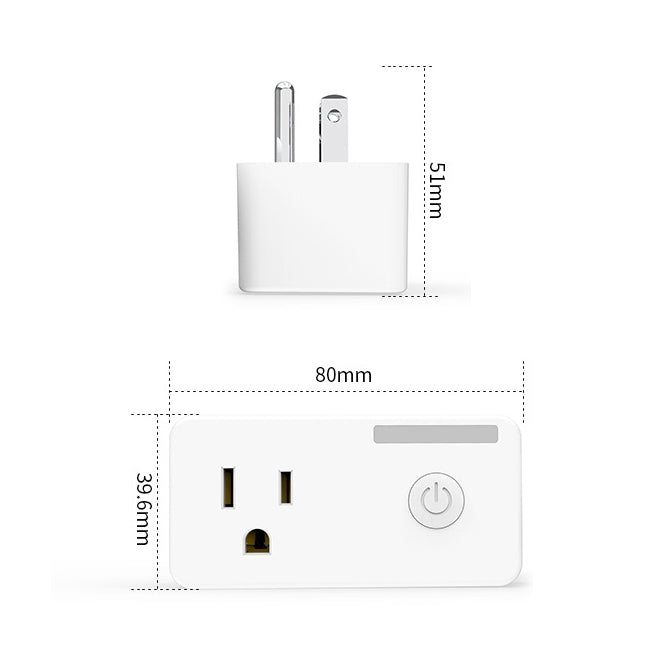 SA-004 10A EWeLink APP Remote Timing WiFi Smart Socket Works with Alexa and Google Home, US Plug - Consumer Electronics by buy2fix | Online Shopping UK | buy2fix