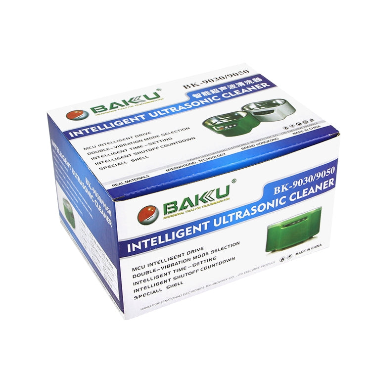 BAKU BK-9050 30W / 50W Adjustable 0.6L LCD Display Ultrasonic Cleaner, AC 110V(Green) - Home & Garden by BAKU | Online Shopping UK | buy2fix