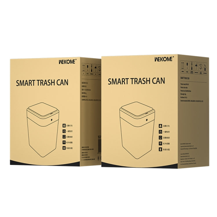 WK U01 Smart Trash Can, Capacity: 17L - Trash Bin & Bags by WK | Online Shopping UK | buy2fix