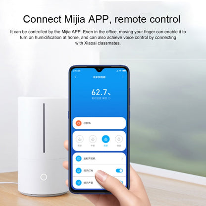 Original Xiaomi Mijia Intelligent Humidifier UV-C Sterilization Air Purifier Transmission Aromatherapy Essential Oil Mist Diffuser Maker Automatic Alcohol Sprayer, US Plug(White) - Home & Garden by Xiaomi | Online Shopping UK | buy2fix