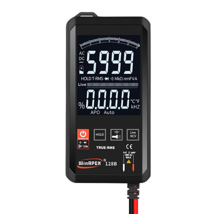 HY128B Reverse Display Screen Ultra-thin Touch Smart Digital Multimeter Fully Automatic High Precision True Effective Value Multimeter - Consumer Electronics by buy2fix | Online Shopping UK | buy2fix