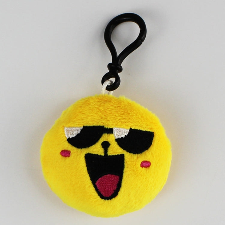 20 PCS Creative Plush Doll Mobile Pendants Gift Cartoon Cute Facial Expression Decorations Keychains with Hook - Key Rings by buy2fix | Online Shopping UK | buy2fix