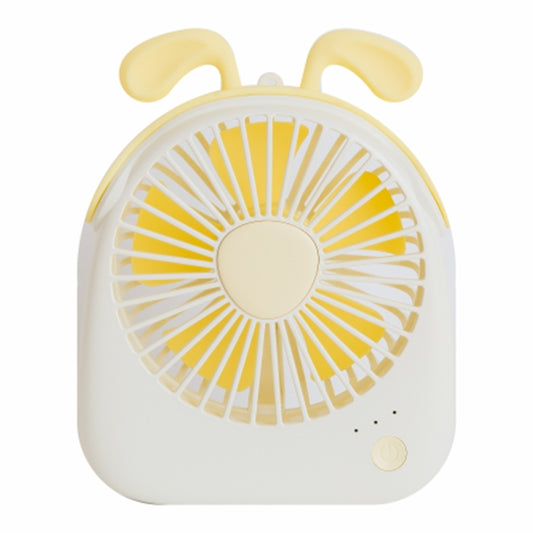 WT-F14 1200 mAh Dog Shape Mini Portable Fan with 3 Speed Control(White) - Consumer Electronics by buy2fix | Online Shopping UK | buy2fix