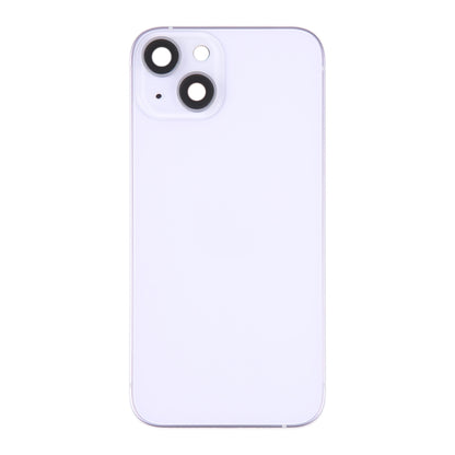 For iPhone 14 Battery Back Cover with Middle Frame / Side Keys(Purple) - Repair & Spare Parts by buy2fix | Online Shopping UK | buy2fix