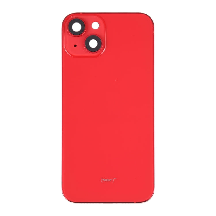 For iPhone 14 Battery Back Cover with Middle Frame / Side Keys(Red) - Repair & Spare Parts by buy2fix | Online Shopping UK | buy2fix