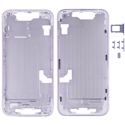 For iPhone 14 Middle Frame with Side Keys (Purple) - Repair & Spare Parts by buy2fix | Online Shopping UK | buy2fix