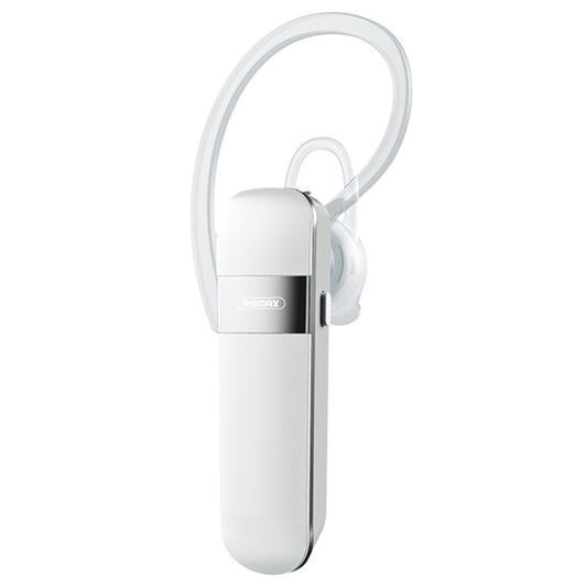 REMAX RB-T36 Single Hanging Ear Bluetooth 5.0 Business Call Wireless Bluetooth Earphone (White) - Bluetooth Earphone by REMAX | Online Shopping UK | buy2fix
