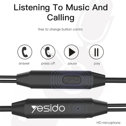 Yesido YH23 3.5mm In-Ear Wired Earphone, Length: 1.2m - In Ear Wired Earphone by Yesido | Online Shopping UK | buy2fix