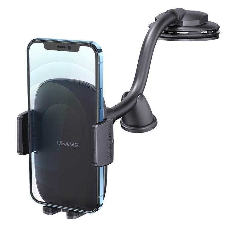 USAMS US-ZJ065 Car Center Console Windshield Mobile Phone Holder - In Car by USAMS | Online Shopping UK | buy2fix