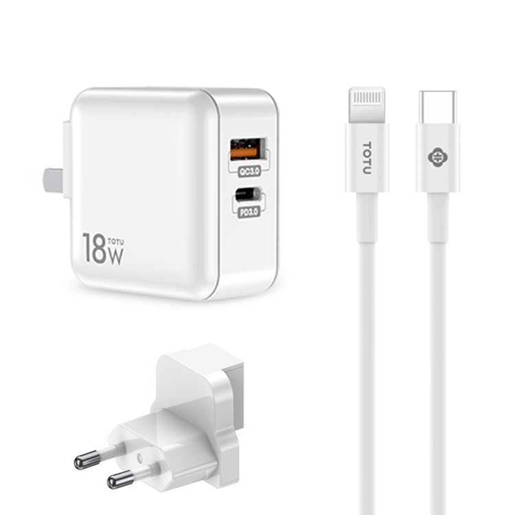 TOTUDESIGN HTY-0902000 Sharp Series Travel Charger Kit, EU Plug - Apple Accessories by TOTUDESIGN | Online Shopping UK | buy2fix