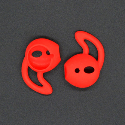 Wireless Bluetooth Earphone Silicone Ear Caps Earpads for Apple AirPods(Red) - Apple Accessories by buy2fix | Online Shopping UK | buy2fix