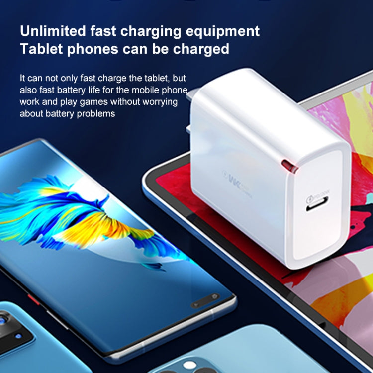 WK WP-U108 20W PD Fast Charger, Plug Type: CN Plug - USB Charger by WK | Online Shopping UK | buy2fix