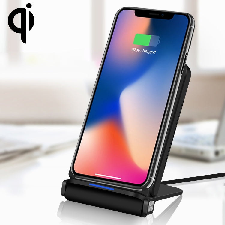 Q200 5W ABS + PC Fast Charging Qi Wireless Fold Charger Pad(Black) - Apple Accessories by buy2fix | Online Shopping UK | buy2fix