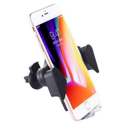 1803WC 10W Wireless Smart Car Charger Mobile Phone Holder with Retractable Micro USB Cable, Length: 85cm(Black) - In Car by buy2fix | Online Shopping UK | buy2fix