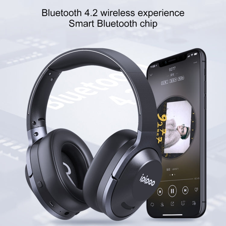 ipipoo EP-3 Bluetooth V4.2 Foldable Wireless Stereo Earphone - Headset & Headphone by ipipoo | Online Shopping UK | buy2fix