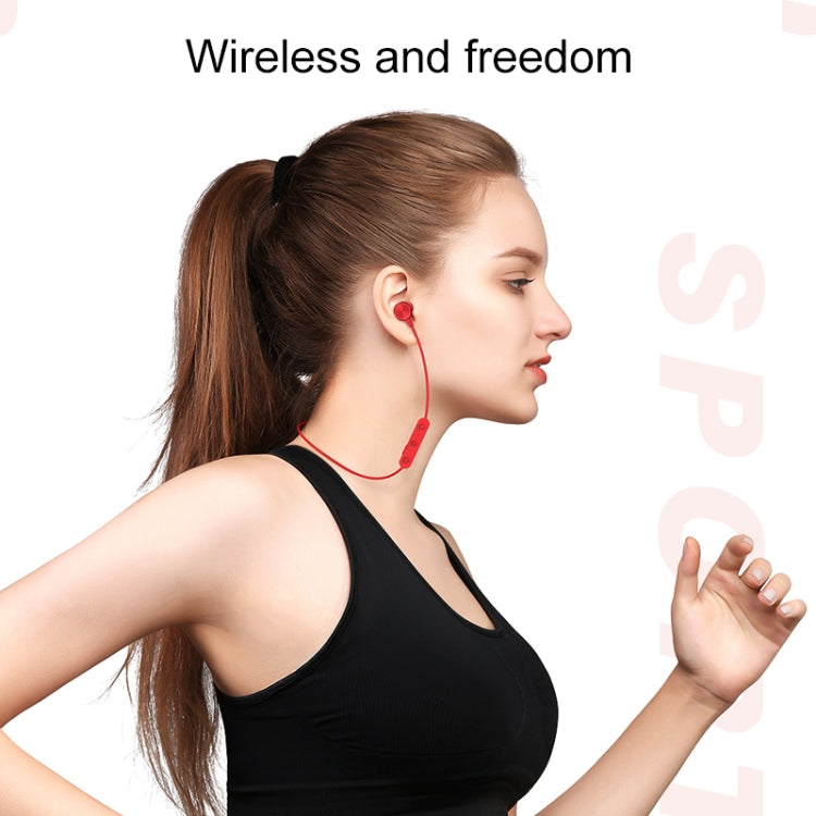 JOYROOM JR-D3S Bluetooth 4.2 Dual Battery Sports Bluetooth Headset Earphone(Red) - Neck-mounted Earphone by JOYROOM | Online Shopping UK | buy2fix