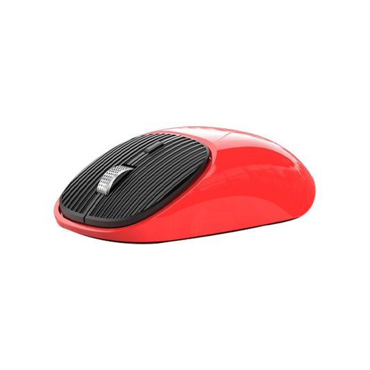 MKESPN SXS-5600 Type-C Rechargeable 2.4G Wireless Mouse(Red) - Wireless Mice by MKESPN | Online Shopping UK | buy2fix