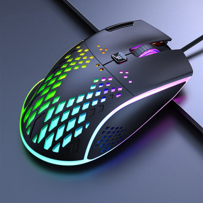 iMICE T97 Gaming Mouse RGB LED Light USB 7 Buttons 7200 DPI Wired Gaming Mouse (Black) - Wired Mice by iMICE | Online Shopping UK | buy2fix