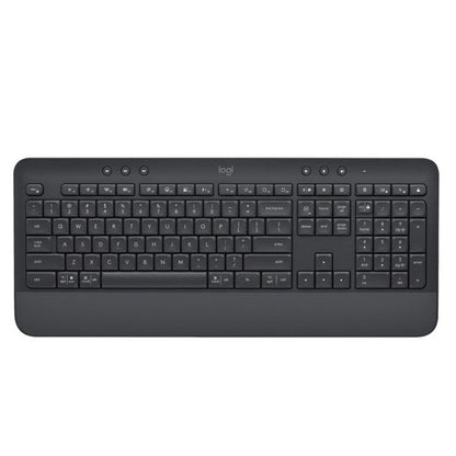 Logitech K650 Wireless Bluetooth Dual Mode Silent Keyboard (Black) - Wireless Keyboard by Logitech | Online Shopping UK | buy2fix