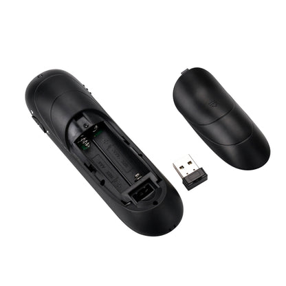 VIBOTON 504T 2.4GHz Laser Pens Wireless RF Remote Control Laser Presenter Pointer for Power Point PPT with Touchpad Air Mouse for PC Laptop Notebook(Black) - MINI PC Accessories & Gadgets by VIBOTON | Online Shopping UK | buy2fix
