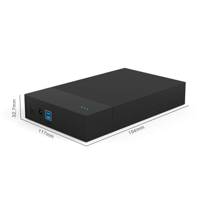 Blueendless 2.5 / 3.5 inch SSD USB 3.0 PC Computer External Solid State Mobile Hard Disk Box Hard Disk Drive (US Plug) - External Solid State Drives by Blueendless | Online Shopping UK | buy2fix