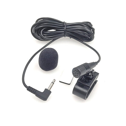 ZJ025MR Stick-on Clip-on Lavalier Mono Microphone for Car GPS / Bluetooth Enabled Audio DVD External Mic, Cable Length: 3m, 90 Degree Elbow 3.5mm Jack - Consumer Electronics by buy2fix | Online Shopping UK | buy2fix