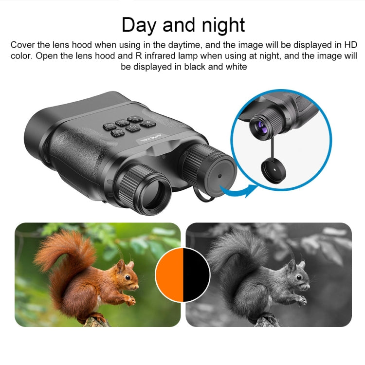 APEXEL Outdoor Hunting Night Vision Binoculars with Video HD Infrared Night Vision Device - Binoculars by buy2fix | Online Shopping UK | buy2fix