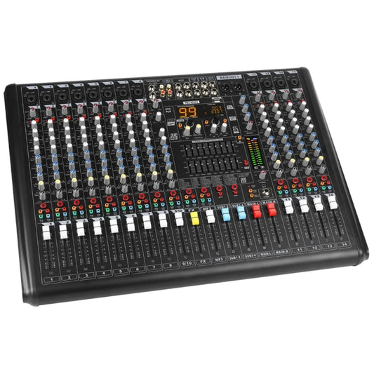 XTUGA B1404FX 14 Channels Bluetooth Audio Mixer Digital DJ Controller Sound Mixing Console (AU Plug) - Live Sound Effects Processors by XTUGA | Online Shopping UK | buy2fix