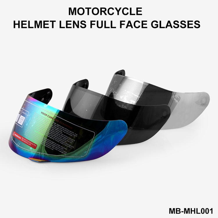 MB-MHL001 Motorcycle Helmet Shield Glasses Helmet Lens Full Face Visor Helmet Visor for AGV K3-SV K5(Dark Smoke) - Helmets by buy2fix | Online Shopping UK | buy2fix