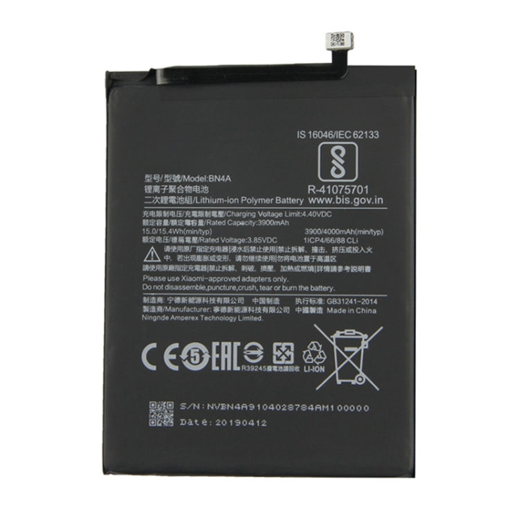 BN4A 3900mAh Li-Polymer Battery for Xiaomi Redmi Note 7 / Note 7 Pro - For Xiaomi by buy2fix | Online Shopping UK | buy2fix