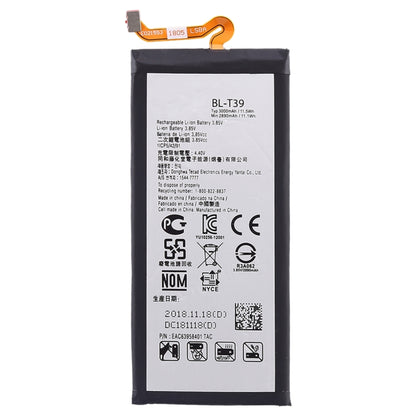 3000mAh BL-T39 for LG G7 ThinQ Li-Polymer Battery - For LG by buy2fix | Online Shopping UK | buy2fix