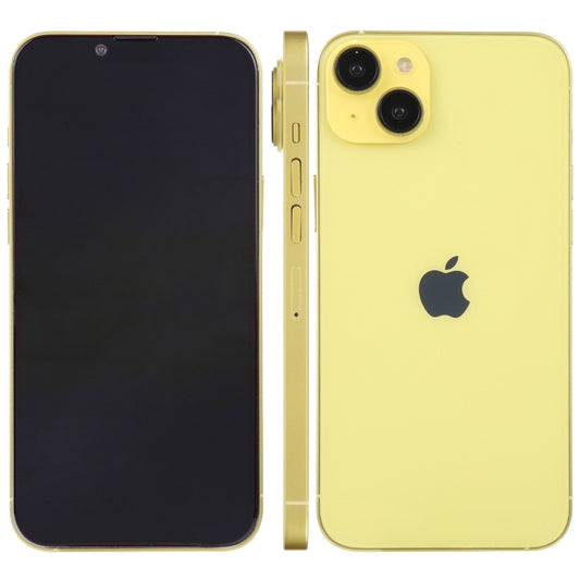 For iPhone 14 Black Screen Non-Working Fake Dummy Display Model(Yellow) - For iPhone & iPad by buy2fix | Online Shopping UK | buy2fix