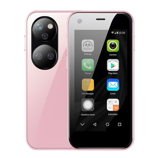 SOYES P40, 1GB+8GB, 2.5 inch MTK6580 Quad Core up to 1.3GHz, Bluetooth, WiFi, FM, Network: 3G, Dual SIM(Pink) - SOYES by SOYES | Online Shopping UK | buy2fix
