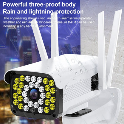 Difang DF-36Q Outdoor HD Surveillance IP Camera, Support Voice Intercom & Night Vision & Human Figure Detection & TF Card, WiFi + HD PTZ Rotation, AU Plug, UK Plug - Security by Difang | Online Shopping UK | buy2fix